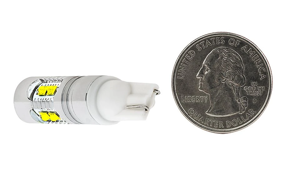 921 LED Landscape Light Bulb With Focusing Lens - 10 SMD LED Tower - Miniature Wedge Retrofit - 350 Lumens - Image 3