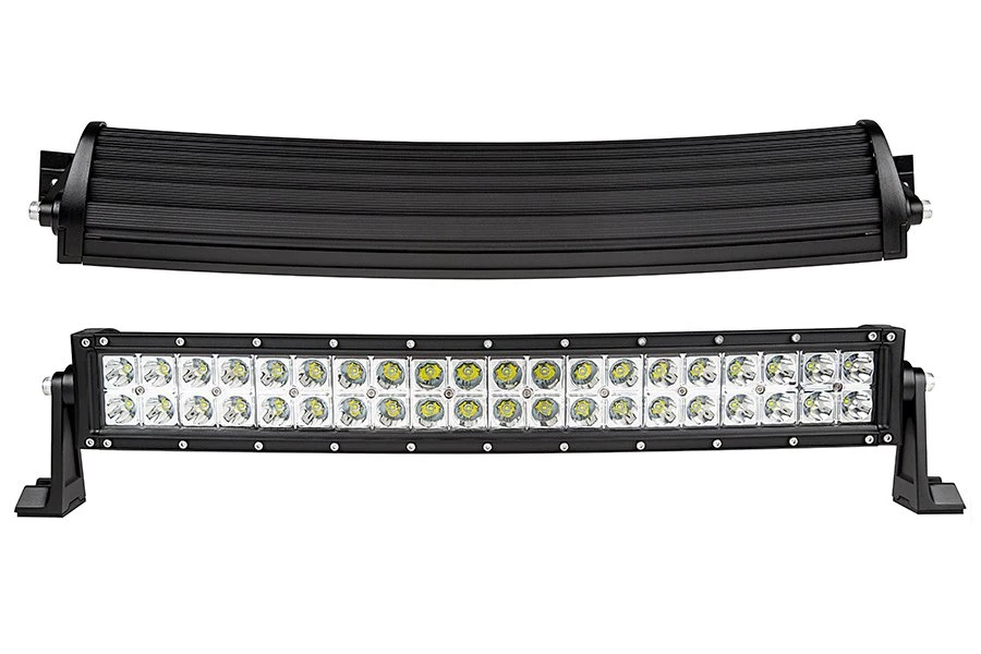 20" Curved Off-Road LED Light Bar - 120W - 9,600 Lumens - Image 2