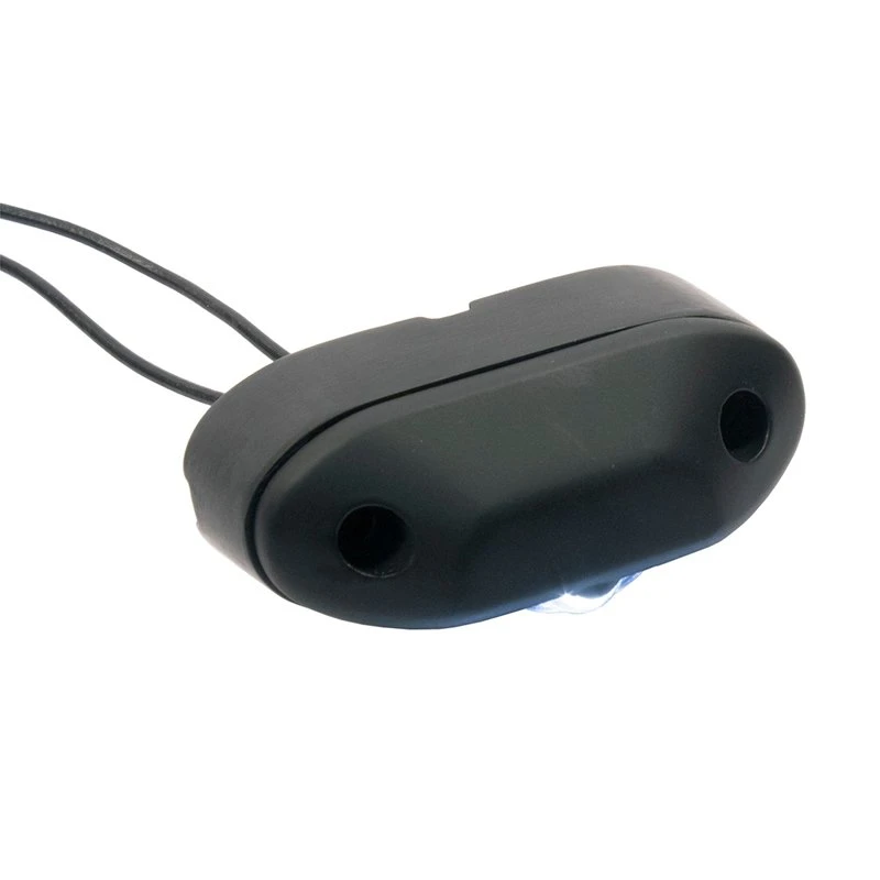 Great White LED License Plate Light - Top Mount - 1 LED - Clear Lens - Image 4