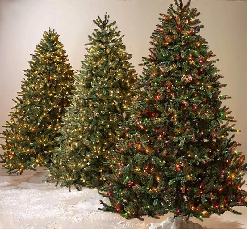 Wide Angle Multicolor LED Christmas String Lights - 25ft - 50 Mini 5mm Bulbs - Green Wire - Multi-Color: Red, Green, Blue, Yellow, Orange - Image 4