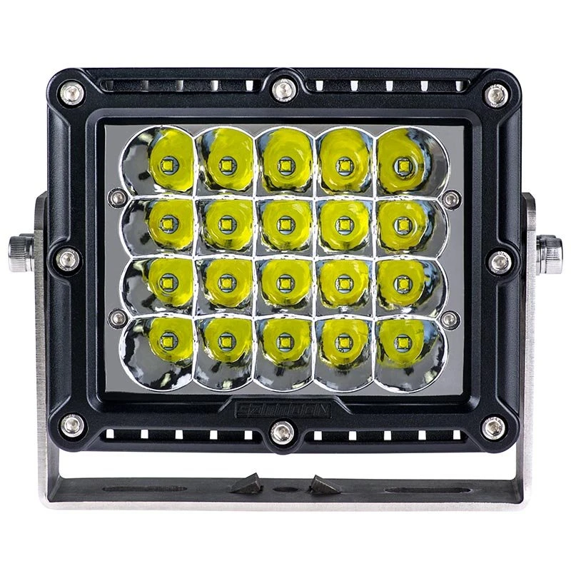 Off-Road LED Work / Spot Light - 6.5" Rectangular - 100W - 9,400 Lumens - Image 2