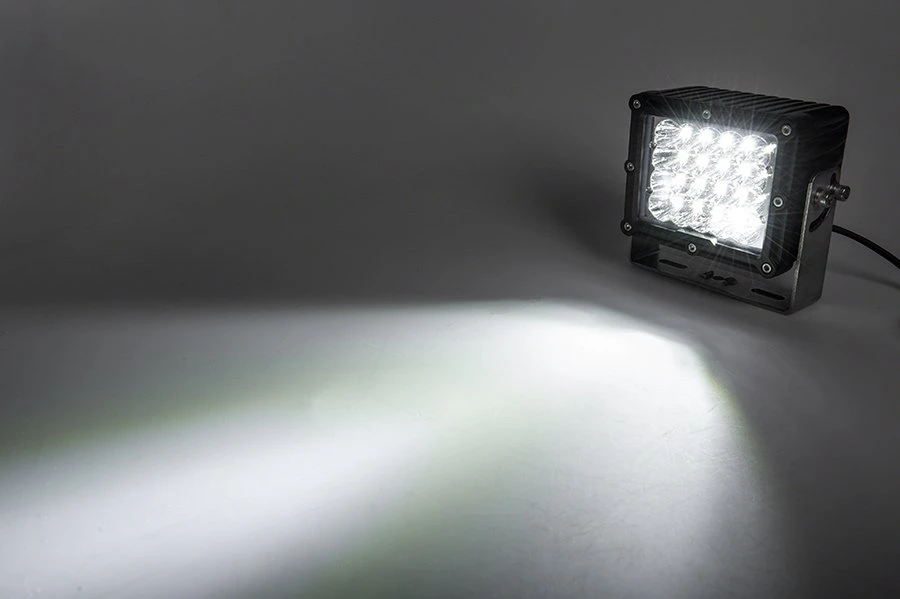 Off-Road LED Work / Spot Light - 6.5" Rectangular - 100W - 9,400 Lumens - Image 6