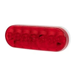 Peterson LumenX LED Trailer Tail Light - Stop, Turn, Tail - 7 LEDs - Oval - AMP