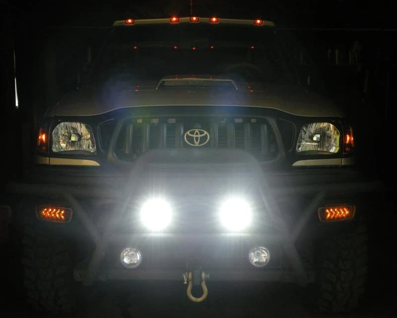 LED Trailer Turn Signal Light - Sequential Arrow - 35 LEDs - Oval - Amber - 12V / 24V - Image 9