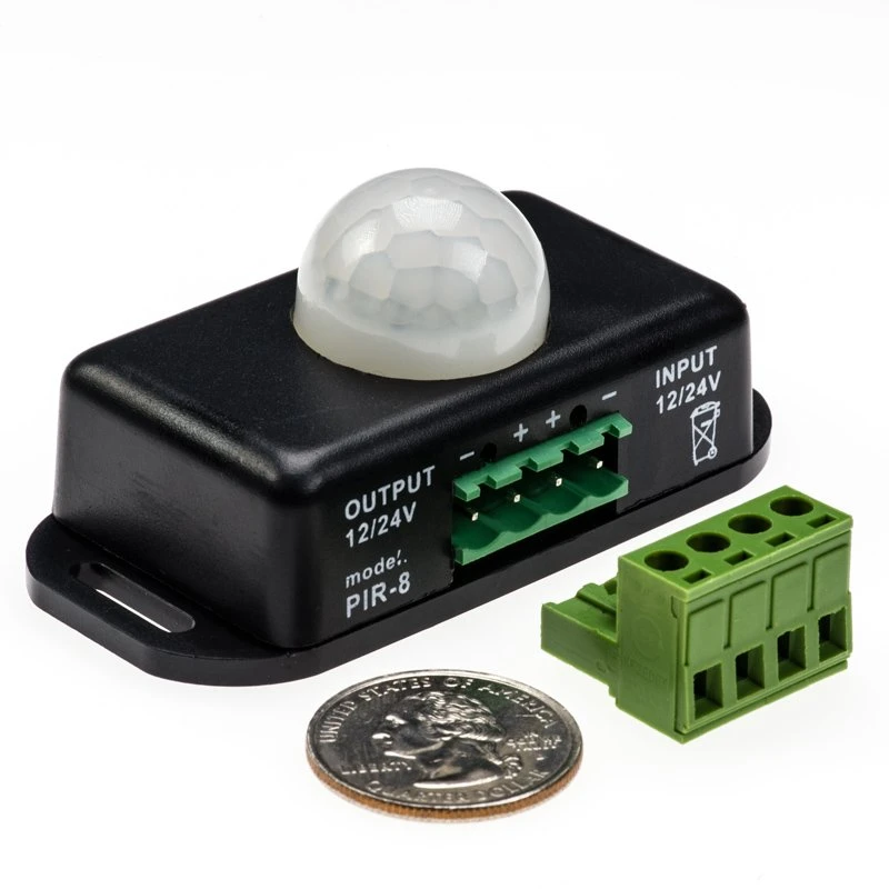 Mini PIR Motion Sensor Switch With Built In Timer - 12-24 VDC - 6 Amps - Mini PIR Switch - Image 2