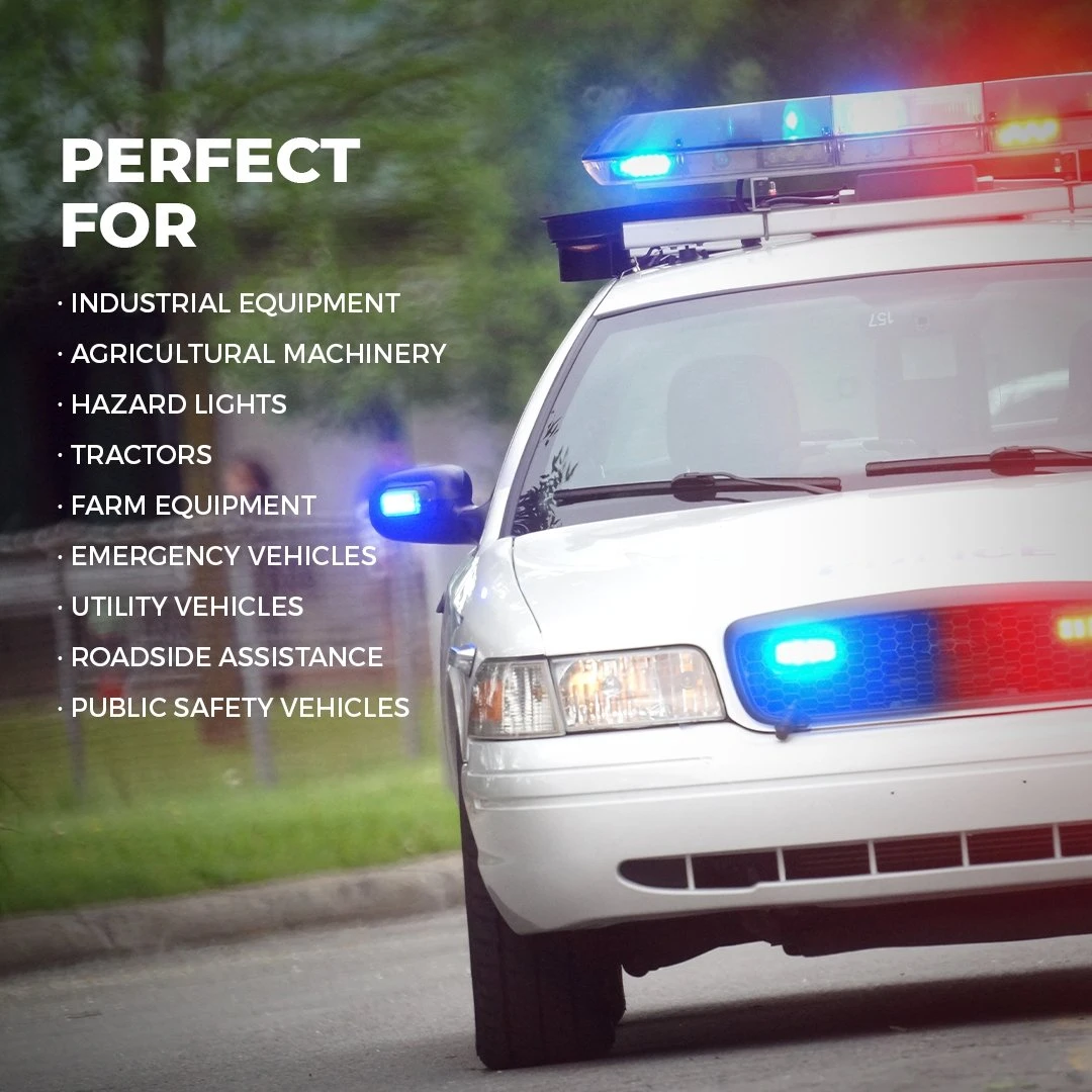 Low Profile Grille And Surface Mount LED Light Head - 18W - Red - 4-Pack - Image 8