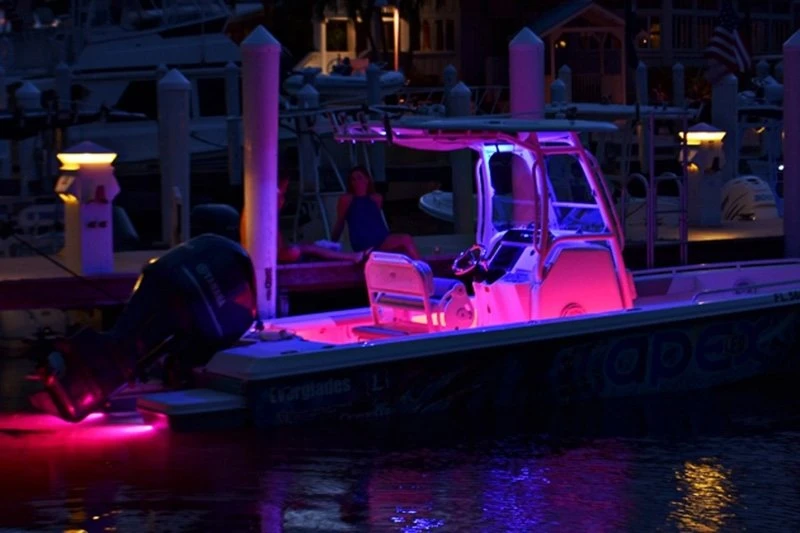 RGB Boat Courtesy LED Light - Black Recessed Accent Light - 12V - RGB - 6 Pack - Image 7