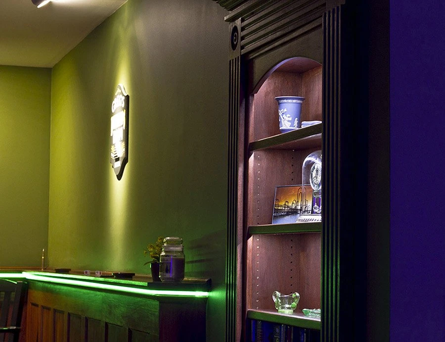 Linear LED Light Bar Fixture - 360 Lumens - Green - 44 Inch - Image 9