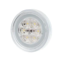 Optronics GloLight LED Backup Light For Truck Or Trailer - Submersible - 21 LEDs - Round - Clear