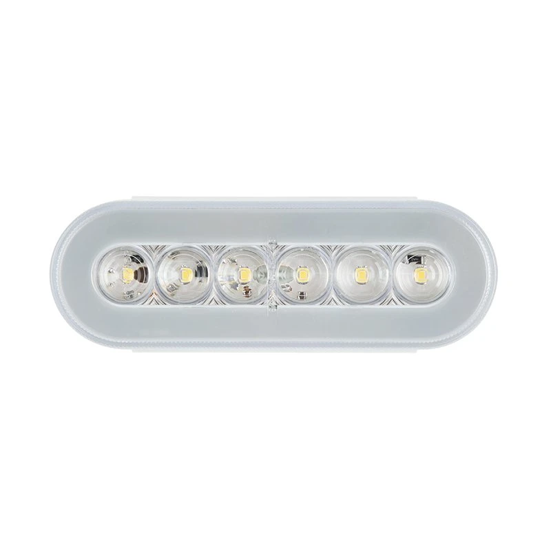 Optronics GloLight LED Backup Light For Truck Or Trailer - Submersible - 22 LEDs - Oval - Clear - Image 2