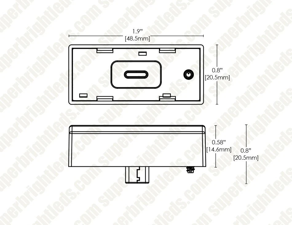 MaxLite Rectangular Control Node - Microwave Motion Sensor And Photocell - Plug-and-Play - Dimmable - Image 5