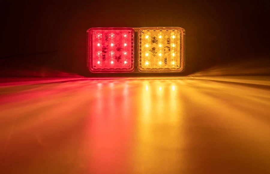 LED Truck And Trailer Rear Combination Lamps - Stop / Turn / Tail Lights - Pair - Image 4