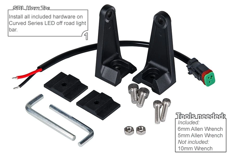 20" Curved Off-Road LED Light Bar - 120W - 9,600 Lumens - Image 6