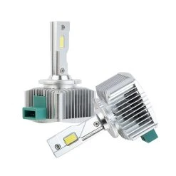 D3S / D3R LED Headlight Bulbs With Internal Driver - HID Replacement - 6500K - 8,000 Lumens/Set
