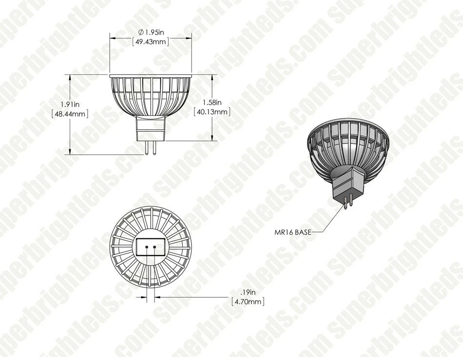 MR16 MiBoxer RGB+Tunable White LED Light Bulb - 4W - 35W Equivalent - 280 Lumens - Light Only - Image 6