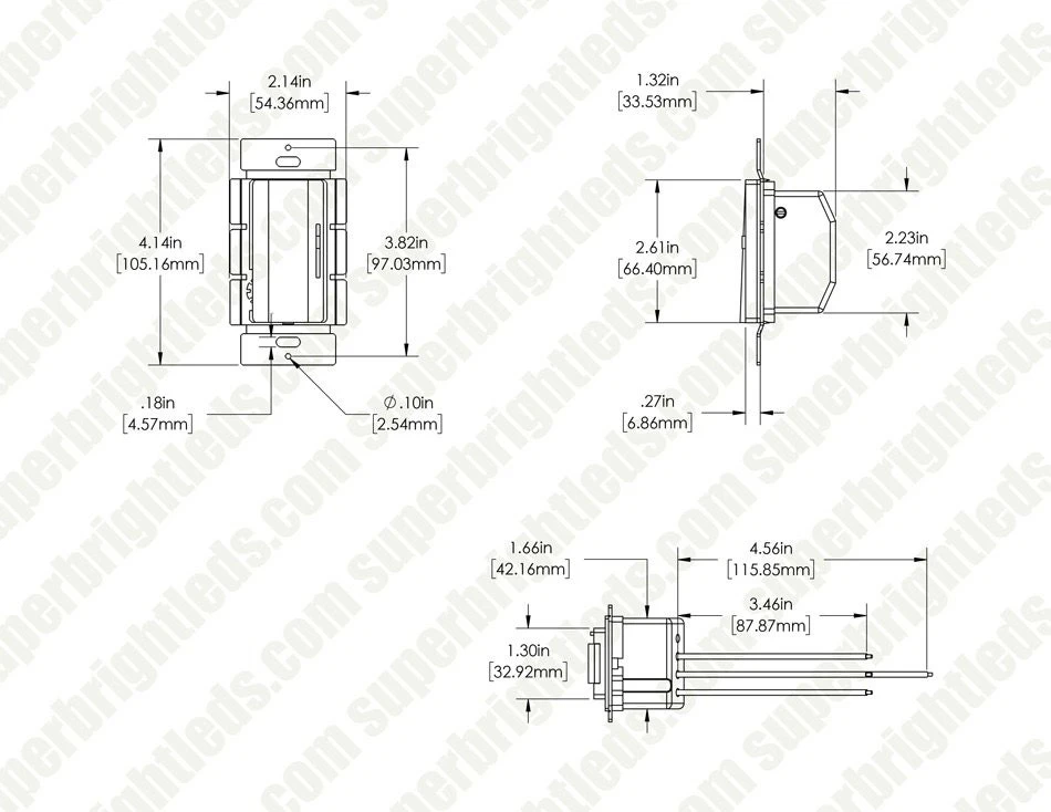 0-10V LED Switch And Slide LED Dimmer - Single Pole/3-Way - Image 8