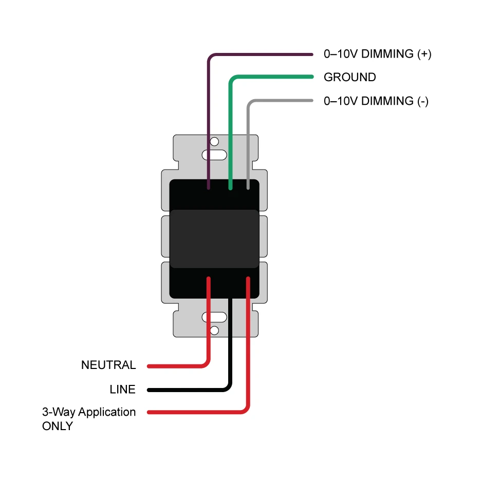 0-10V LED Switch And Slide LED Dimmer - Single Pole/3-Way - Image 5