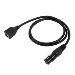 DMX Adapter - XLR3 Female To RJ45 Female - 1m