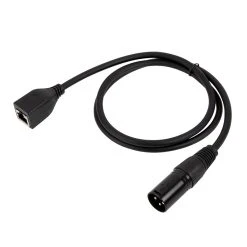 DMX Adapter - XLR3 Male To RJ45 Female - 1m