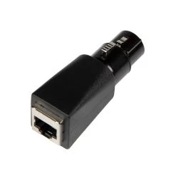 XLR3 Female To RJ45 Female - DMX Adapter - 1m