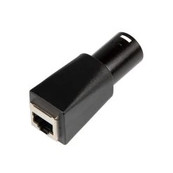 XLR3 Male To RJ45 Female - DMX Adapter - 1m
