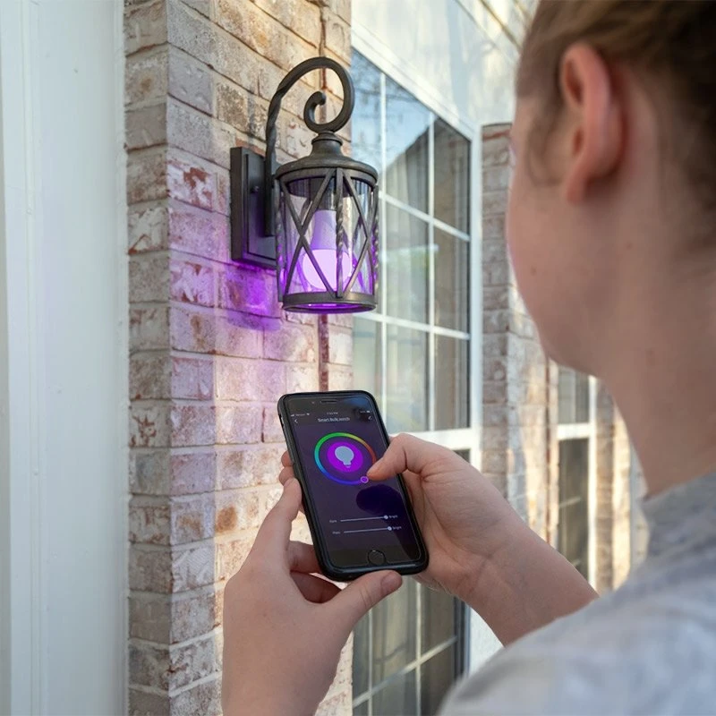 10W A19 WiFi Smart LED Light Bulb - RGBW Color Changing - Hubless - Alexa/Google Assistant/Smartphone Compatible - 60W Equivalent - 800 Lumens - E27SH-RGBW10 - Image 6