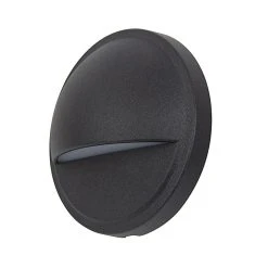 3.3" LED Eyelid Step/Deck Light - Black - Low Voltage - 30 Lumens - 2700K - Single