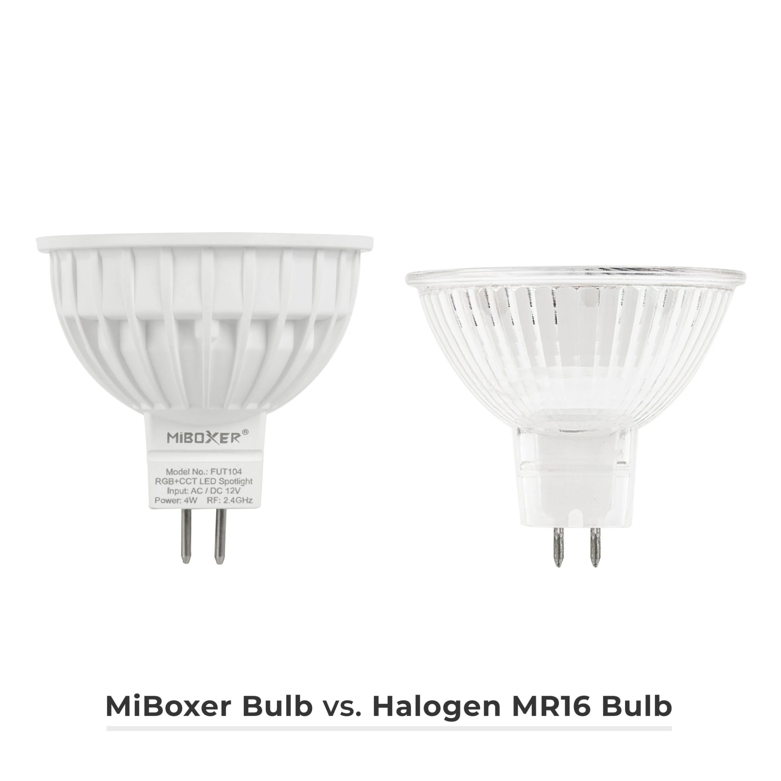 MR16 MiBoxer RGB+Tunable White LED Light Bulb - 4W - 35W Equivalent - 280 Lumens - Light Only - Image 2