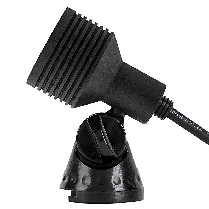 3 Watt LED Landscape Spotlight - 150 Lumens - Warm White - Matte Black Finish - Image 3