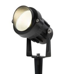 5 Watt Landscape LED Spotlight With Mounting Spike - 25 Watt Equivalent - 250 Lumens - Blue - Black Housing