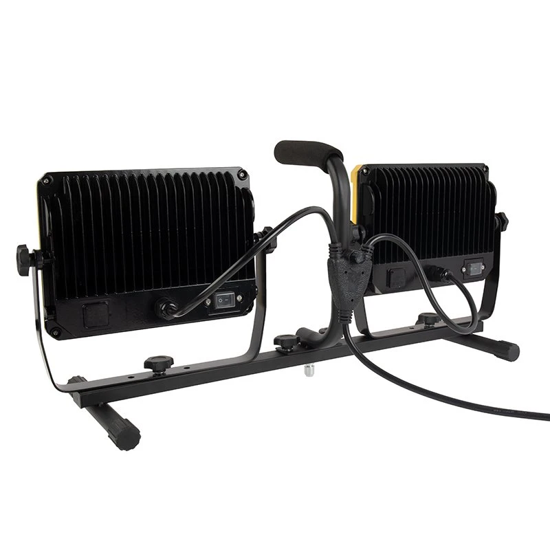 200W Dual-Head LED Work Light With Tripod - 20,000 Lumens - 6500K - Image 4