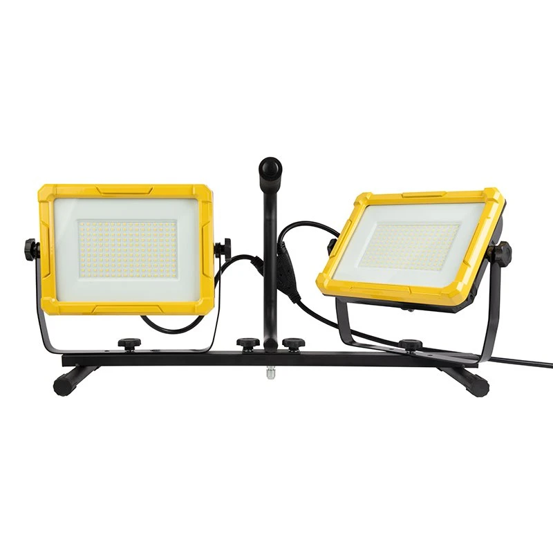 200W Dual-Head LED Work Light With Tripod - 20,000 Lumens - 6500K - Image 2
