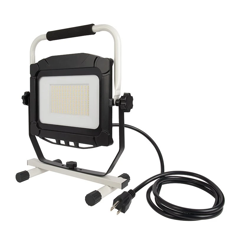 100W Portable LED Work Light - USB Port - 10,000 Lumens - 5000K