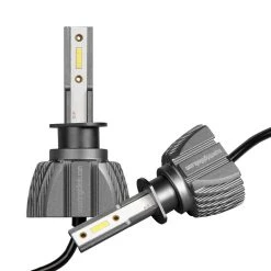 H1 LED Headlight Bulbs With Internal Driver - Fanless - 6500K - 4,400 Lumens/Set