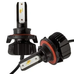 H13 Dual-Color LED Headlight Conversion Kit With Fog Light Function - White/Yellow - 4,500 Lumens/Set - Fanless