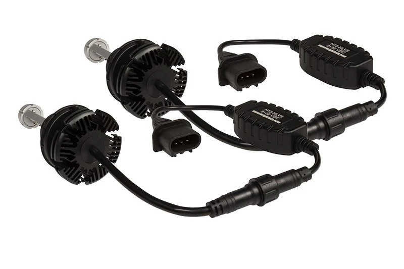 H13 LED Fanless Headlight/Fog Light Conversion Kit With Adjustable Color Temperature And Compact Heat Sinks - 5,000 Lumens/Set - Natural White - Image 6