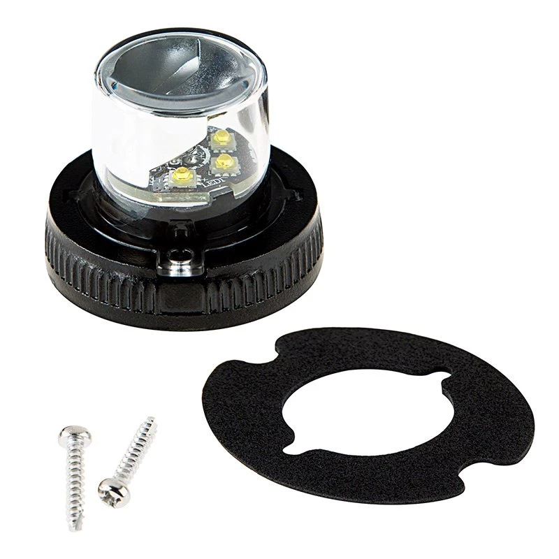 LED Hideaway Strobe Lights - Mini Emergency Vehicle LED Warning Lights With Built-In Controller - Surface Mount - 360-Degree - White - Image 5
