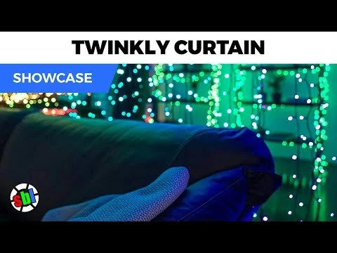 Twinkly Curtain - RGB+W LED Curtain Light String - App-Controlled - Generation II - 210 LED - 1.5x2.1m - Image 11