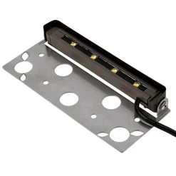 7 Inch Aimable LED Hardscape Light - 3000K Warm White - With Mounting Plate