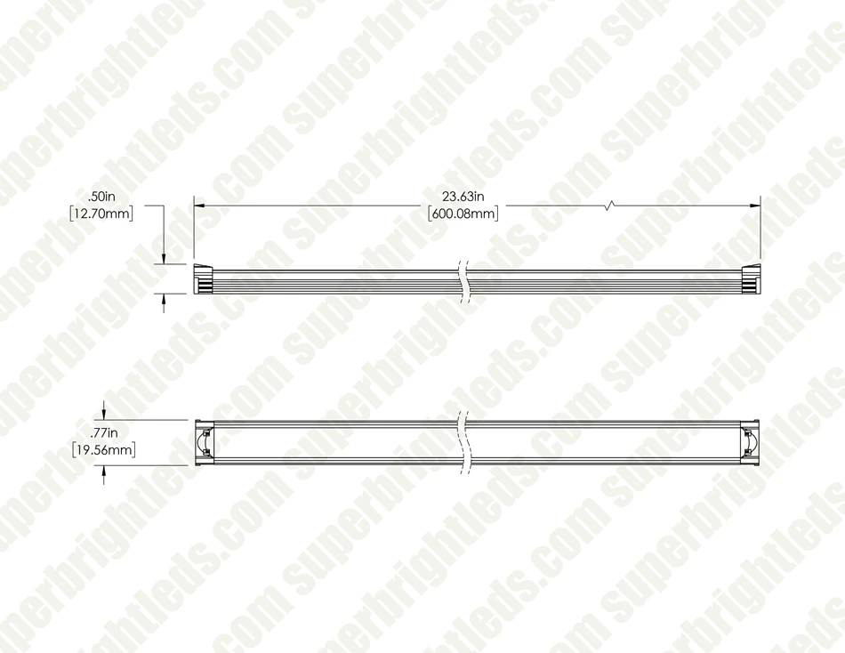 Linkable LED Linear Light Bar Fixture - Up To 270 Lm/ft - 3000K / 4000K / 5700K - Image 17