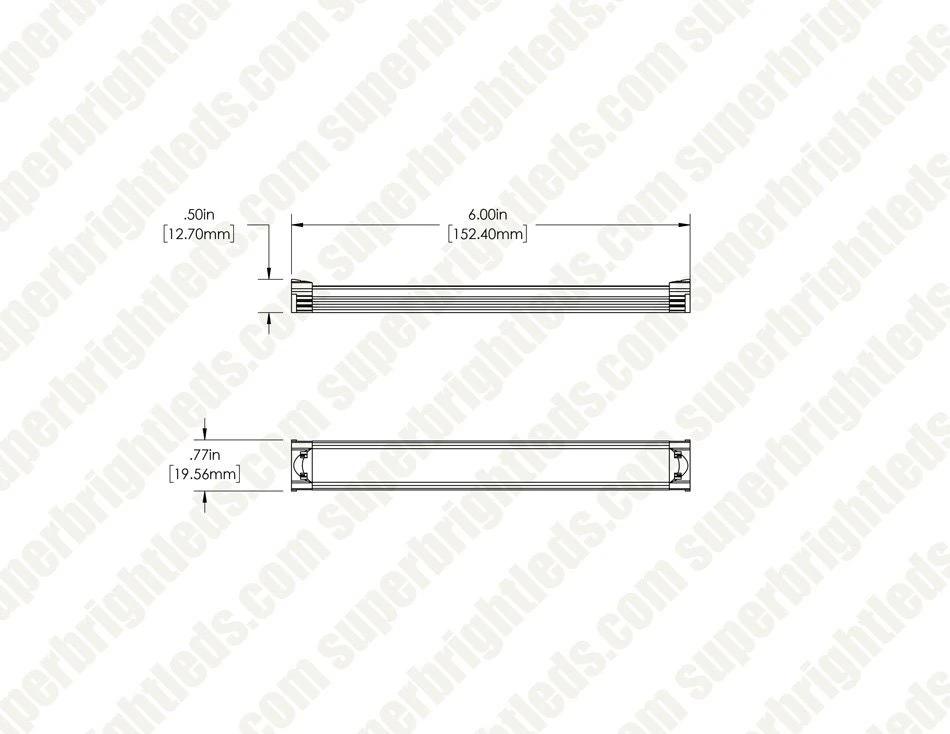 Linkable LED Linear Light Bar Fixture - Up To 270 Lm/ft - 3000K / 4000K / 5700K - Image 15
