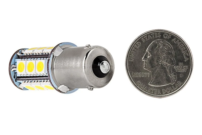 7507 (PY21W) LED Bulb - 18 SMD LED Tower - 2 Pack - Image 6