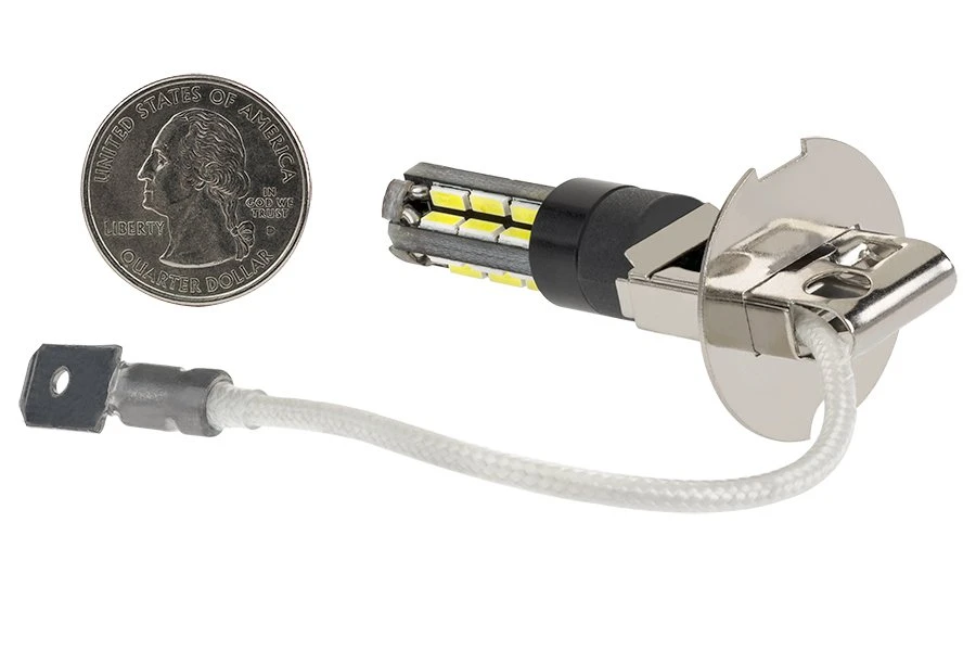 H3 CAN Bus LED Daytime Running Light Bulb - 220 Lumens - White - Image 5