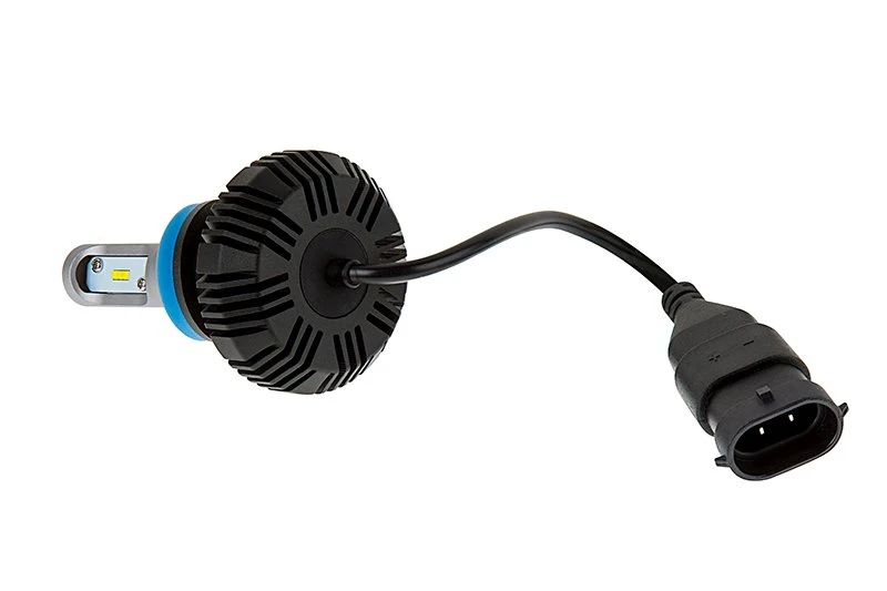 H8 LED Fanless Headlight/Fog Light Conversion Kit With Compact Heat Sink - 4,000 Lumens/Set - Cool White - Image 3