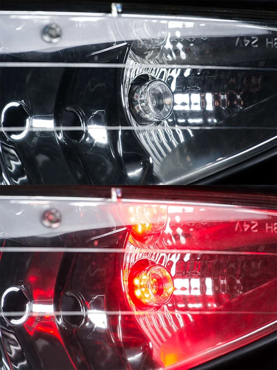 LED Hideaway Strobe Lights - Mini Emergency Vehicle LED Warning Lights With Built-In Controller - Surface Mount - 360-Degree - White - Image 9