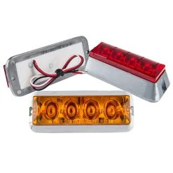 Grille And Surface Mount Strobe Light - 4W - White