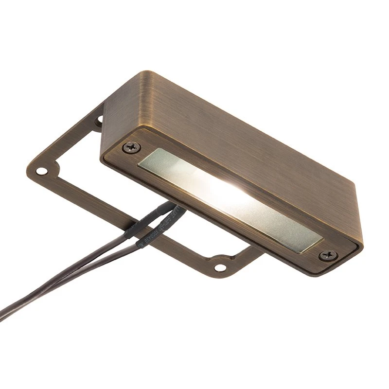 Solid Cast Brass Hardscape Light - 4" LED Ready / Drop-In Landscape Fixture - Optional G4 Bulb - 2700K / 4000K / 5700K