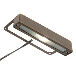 Solid Cast Brass Hardscape Light - 8" LED Ready / Drop-In Landscape Fixture - Optional G4 Bulb - 2700K / 4000K / 5700K