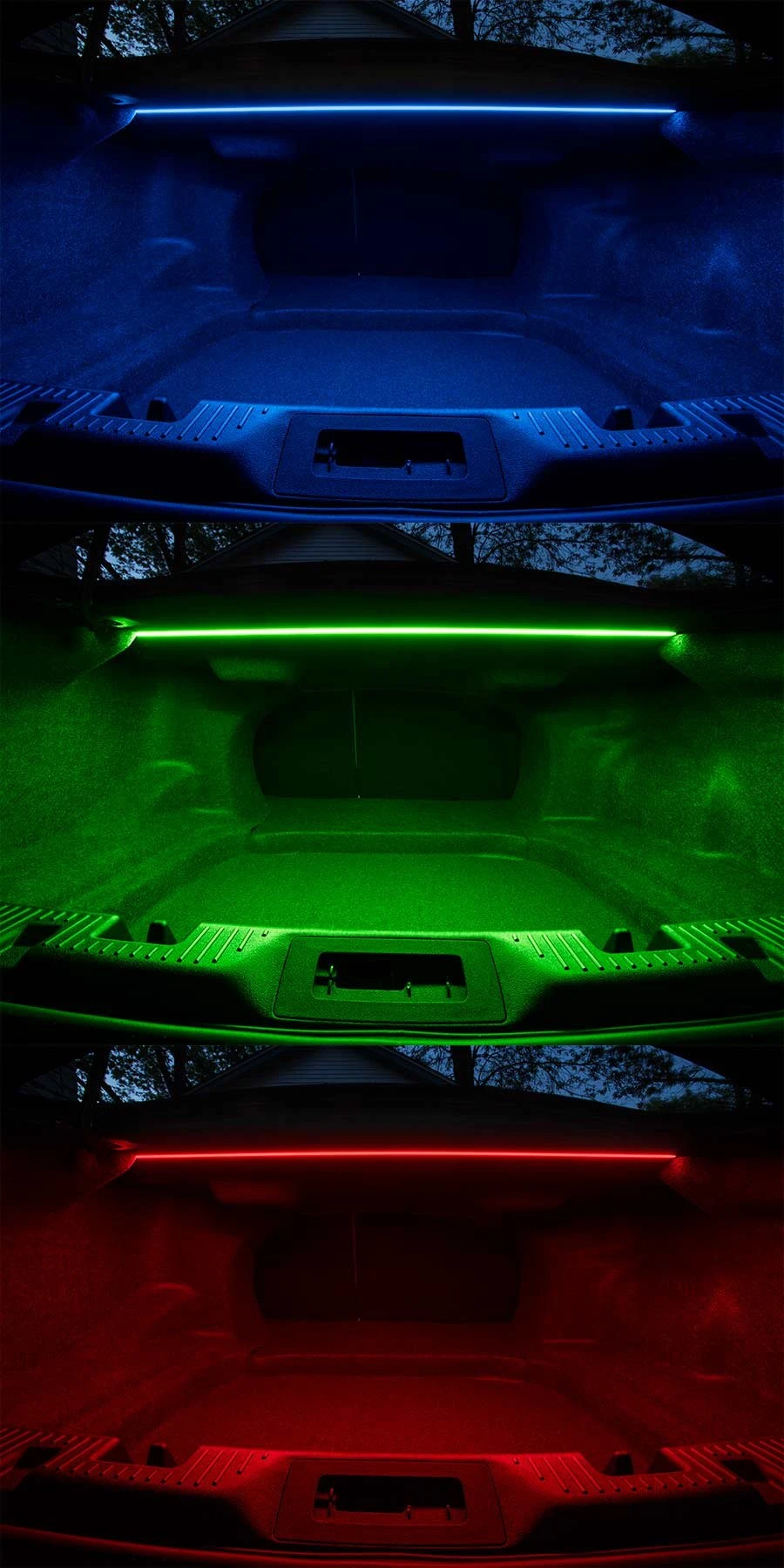 Linear LED Light Bar Fixture - 360 Lumens - Green - 44 Inch - Image 8