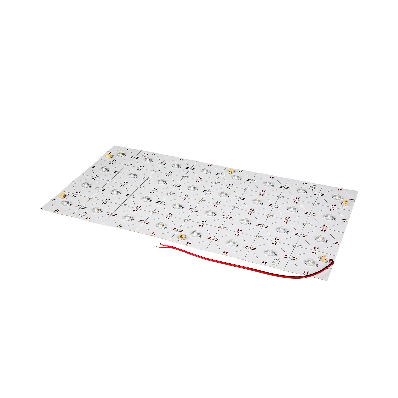 24V LED Light Sheet - 18.9” X 9.5” - White - 180° Optics - IP20 - XH Pin Connection - 60mm Segments - 4000K